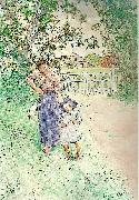 Carl Larsson halsa vackert panfarbror oil painting reproduction
